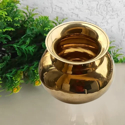 Brass Puja Lota | Plain Finish | Multipurpose Lota Beauifully Handcrafted Brass Kalash